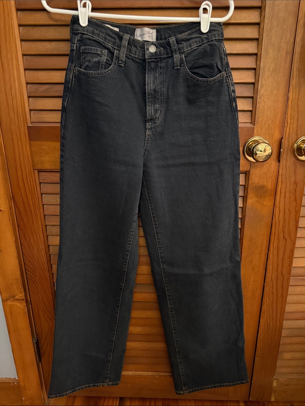 Universal Thread high rise wide leg black denim jeans